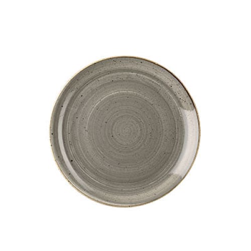 Stonecast - Peppercorn Grey Coupe Plate 16.5cm (12)