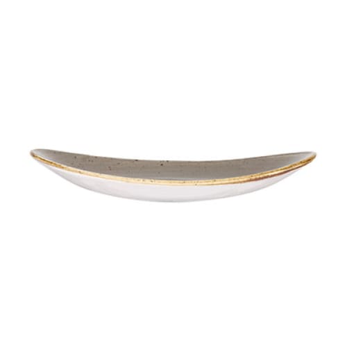 Stonecast - Peppercorn Grey Oval Plate 19.2cm (12)