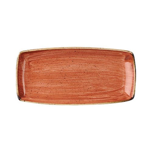 Stonecast - Spiced Orange Oblong Plate 29.5 x 15cm (12)