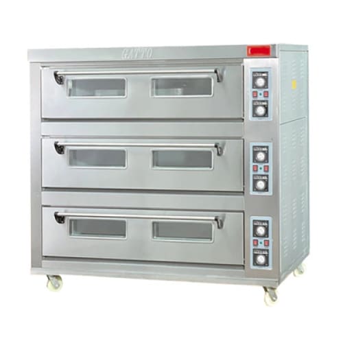 Gas Triple Deck Oven 9 Tray Ieo-90g