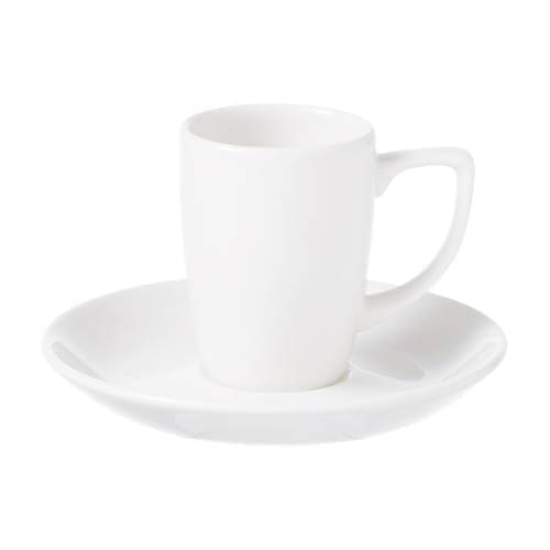 Ultimo - White - Small Coupe Saucer 12cm (24) Cc-wh-bs4.1