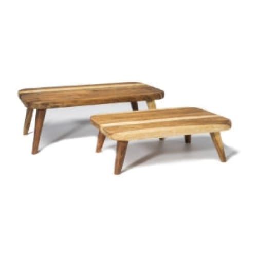 Wood Stand Display (rect) - Large (w/legs) - Wdt0002