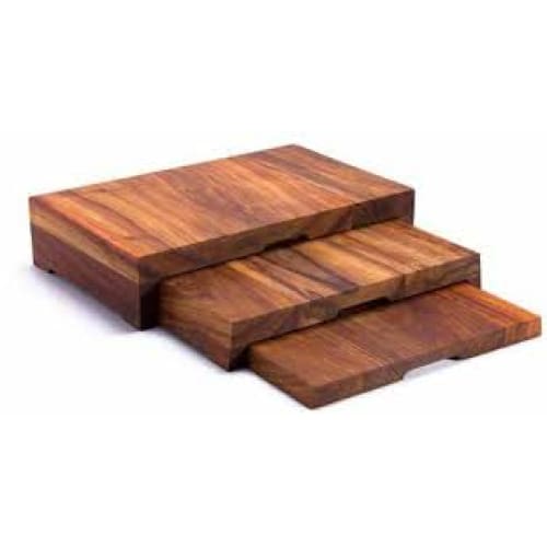 Wood Three Tier Risers (400 x 250 90mm Complete) Infiniti