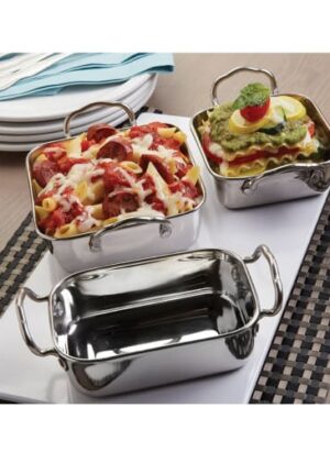 115mm Mini S/steel Square Tasting Pan Mss0115