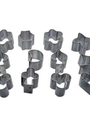 12 Piece Aspic Cutter Set Assorted Acs0012