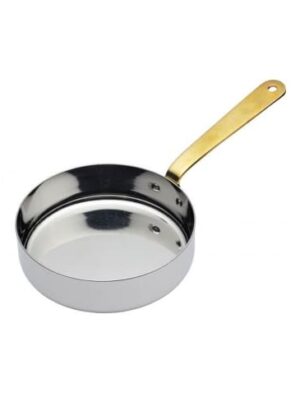 120 x 35 Mm Mini S/steel Frying Pan Msf0120