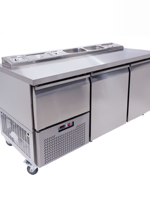 2.5 Door 750mm Pizza Top UnderBar UPS7018