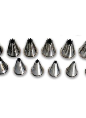 12pc Star Nozzle Set S/steel Nss1012