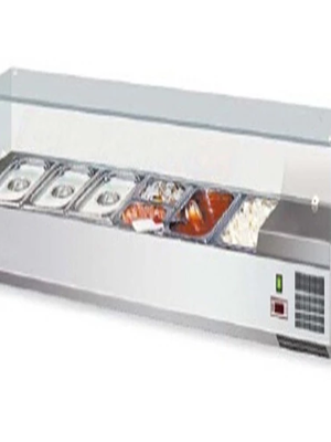 Counter Top Pizza Ingredient Chiller 1200 excl inserts VRX1200 | fridge counter top pizza | wedoall.co.za