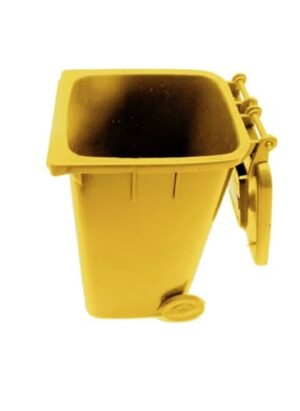 130lt Mobile Refuse Bin (yellow) Plastic) Ibp2130