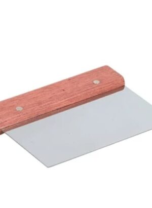 150 x 190mm Dough Cutter Wooden Handle Dcs0005