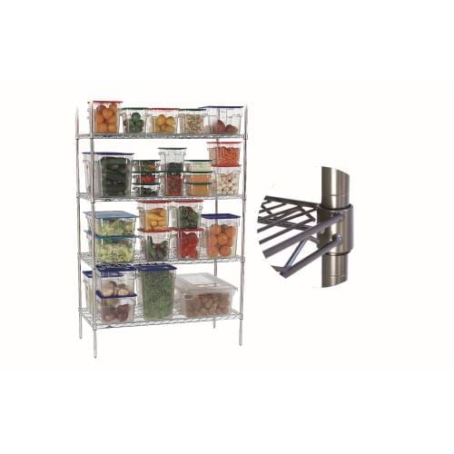 1510mm Shelving Unit Zinc/epoxy Shelf With Clips Suz2510
