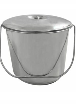 15lt Bucket & Lid S/steel Bks0015