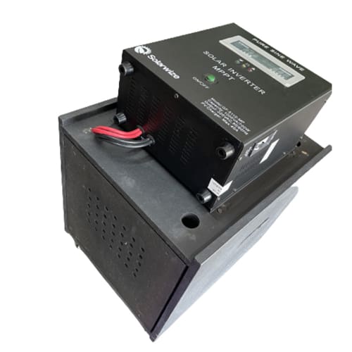 1kva Solar Ups Wood Trolley 1*100ah Gel + 2*rsp150sun