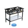 2 Burner Boiling Table Straight Commercial Anvil
