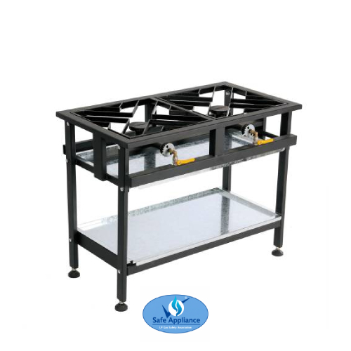 2 Burner Boiling Table Straight Commercial Anvil