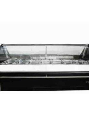 2.5m Counter Meat Chiller Curved Glass Cgm250