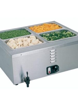 2 Division Bain Marie 18kg Table Top Anvil Bma0002