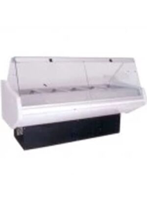 2.0m Flat Glass Eco Meat Display Edfgs20