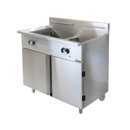2 x 20lt 33kw Fryer Fish Anvil Floor Standing Ffa2020