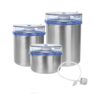Et-2100-sealing Container Set 3pcs (s/steel) Chromecater