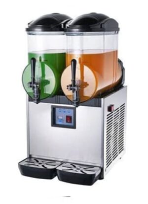 2*15litres Double Tank System Slush Machine Chromecater Sc-2