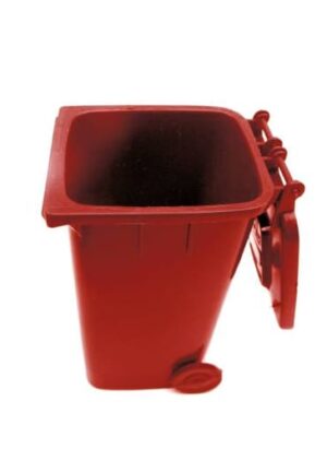 240lt Mobile Refuse Bin (red) Tin Cans Ibp4240