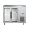 2 Glass Door 250L UnderBar EPF3721 | Glass door Undercounter 2 door lock available | wedoall.co.za