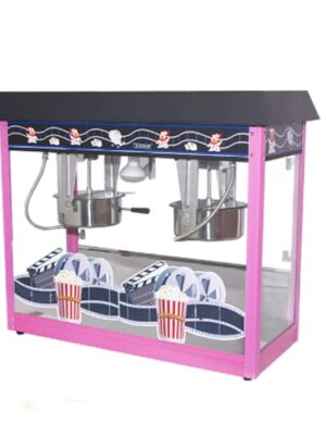 2x8oz Pink & Black Popcorn Machine Chromecater Pop6a-2