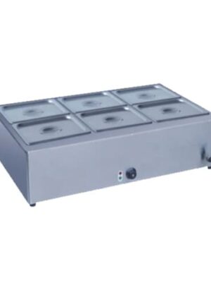 3 Division Bain Marie 6x1/2 Inserts Ideal (lcs-1080)