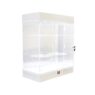 32 Holes White Rotating Cone Holders Chromecater