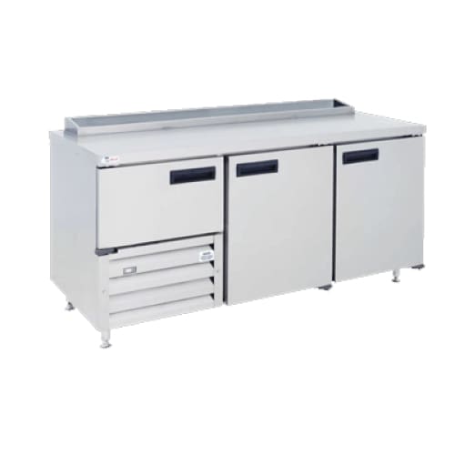 4.5 Door Top Underbar Fridge Self Contained Cabinet Qub4gpzt