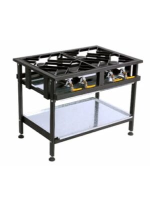 4 Burner Boiling Table Staggered Commercial Anvil Btg3004