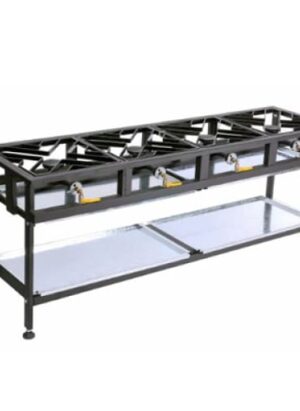 4 Burner Boiling Table Straight Commercial Anvil Btg2004