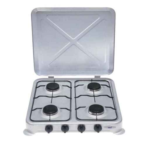 4 Burner Enamel Hotplate With Lid 26/004a