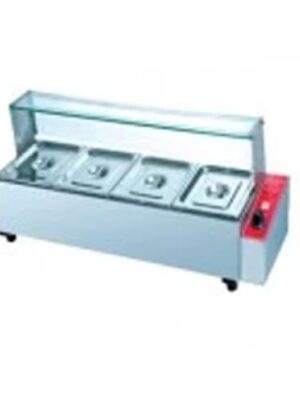 4 Division Bain Marie Sneeze Guard Gatto Ot-bm-4