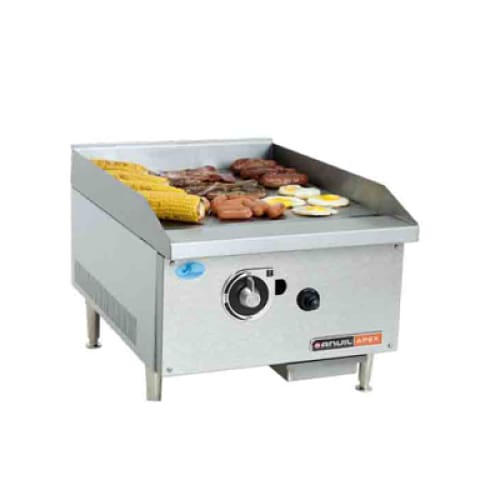 400mm Flat Top Gas Griller Premier Range Anvil Ftg0400
