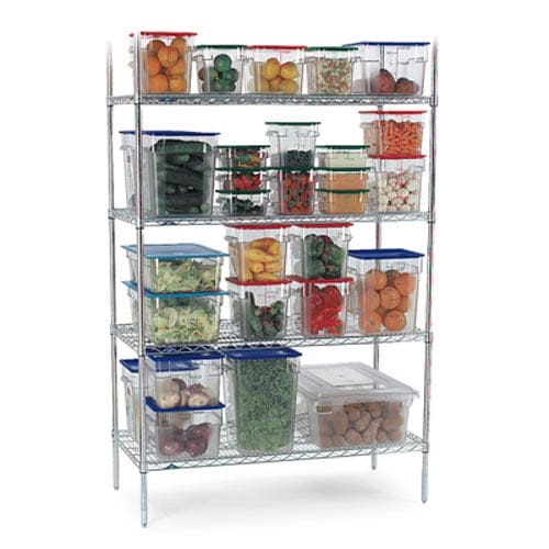 4tier Shelving Unit Chromed 905 x 455 1830mm Suc0905