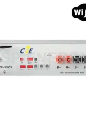 Cfe 5.12 Kwh Lithium Battery 48v (inc Wall Mount Bracket &
