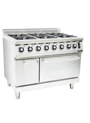 6 Burner Gas Stove With Electric Oven Anvil Coa4006