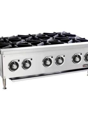 6 Burner Gas Stove Heavy Duty Anvil Stg0006