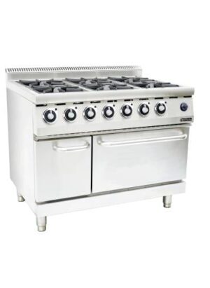 6 Burner Gas Stove With Oven Anvil - Coa3006