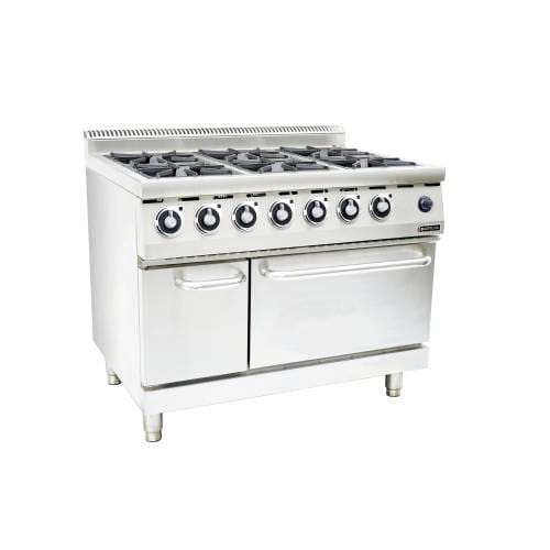 6 Burner Gas Stove With Oven Anvil - Coa3006