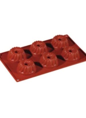 6 Portion Silicone Mould Guglhupf Msg0006