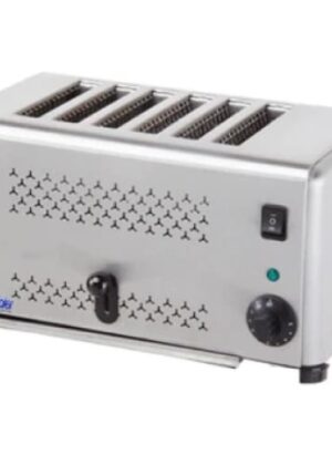 6 Slice Commercial Toaster Chromecater Et-6