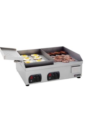 600mm Flat Top Grill Anvil Egg & Bacon Elec Fta1600