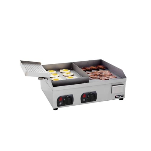 600mm Flat Top Grill Anvil Egg & Bacon Elec Fta1600