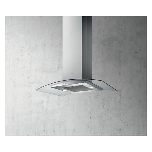 90cm Curved Glass C/hood + Charcoal Filter 10/reef