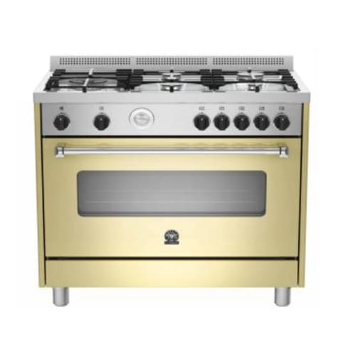 90cm Gas Hob & Oven/grill Cream La Germania Americana