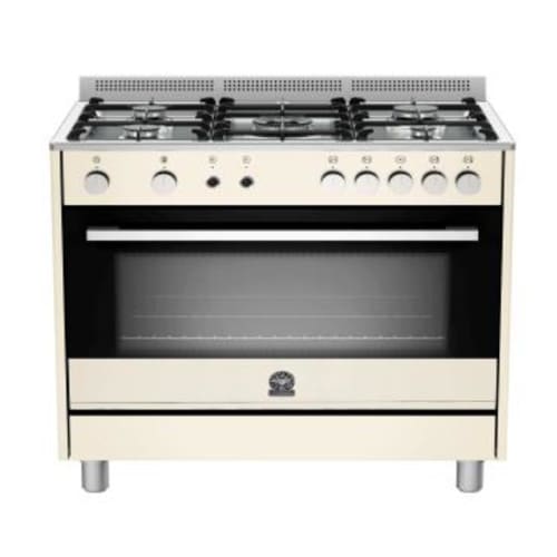 90cm Rustica Gas Hob & Oven/ Grill Cream La Germania